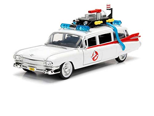 Auto World - Miniature Voiture Cadillac Ghostbusters Ecto 1 Echelle