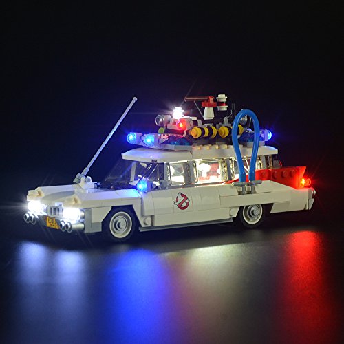 Jeu De Lumières pour (Ghostbusters Ecto-1) Modèle en Blocs De