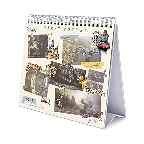 Erik® Calendrier Mensuel 2021 Harry Potter | Calendrier de Bureau