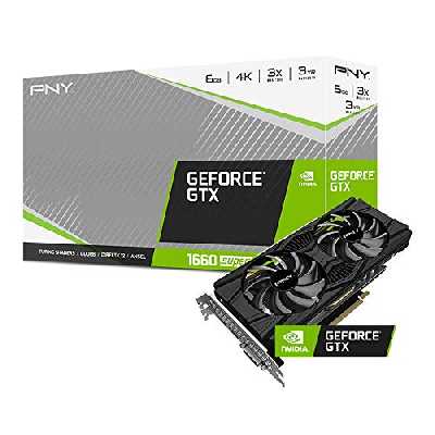 PNY Carte Graphique GeForce GTX 1660 Super 6GB Double Ventilateur