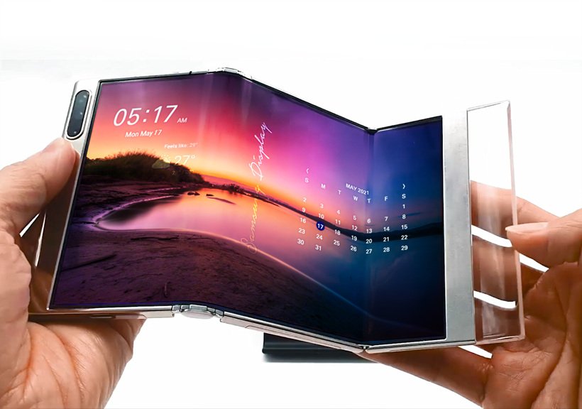 s-foldable écran pliable en 3 samsung